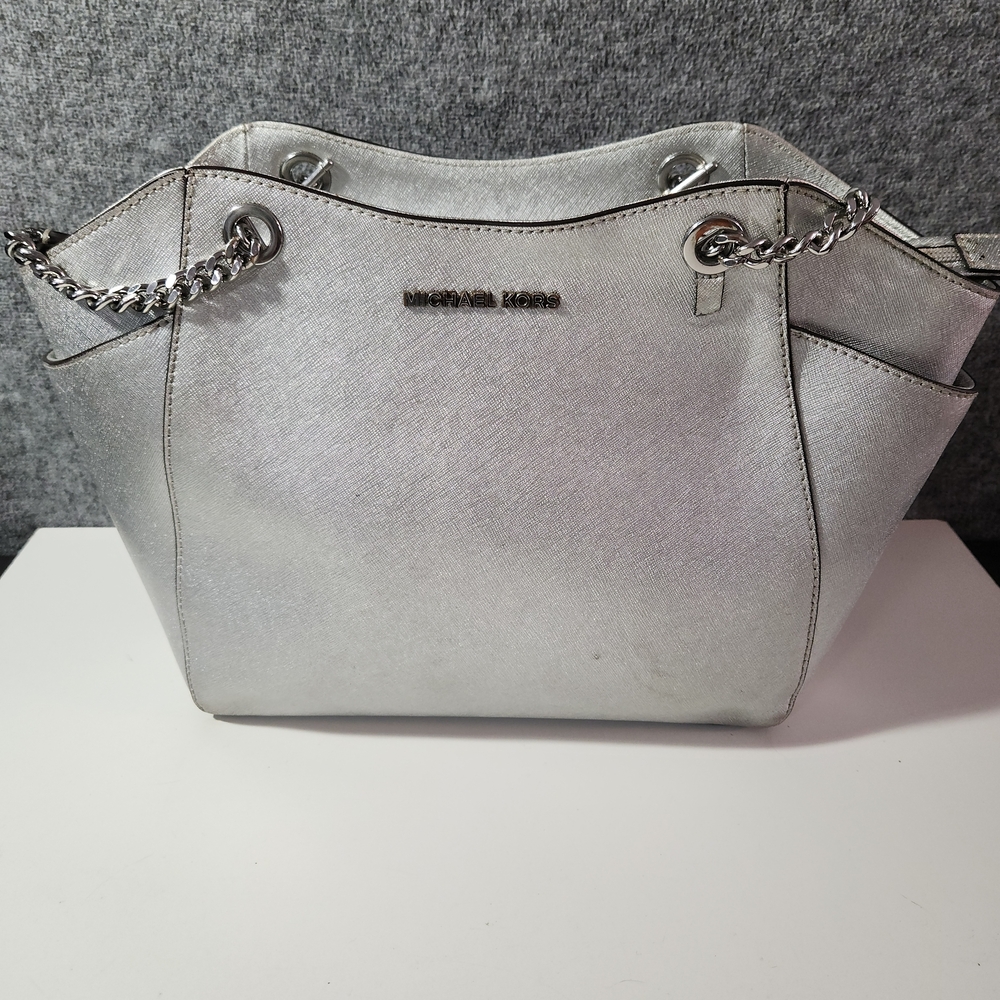 Michael Kors Silver Women's Bag